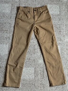 U.S. Polo Assn. Boys Khaki Straight Pants Size 10